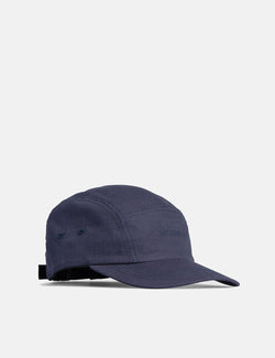 Norse Projects Ripstop 5 Panel Cap - Dark Navy Blue