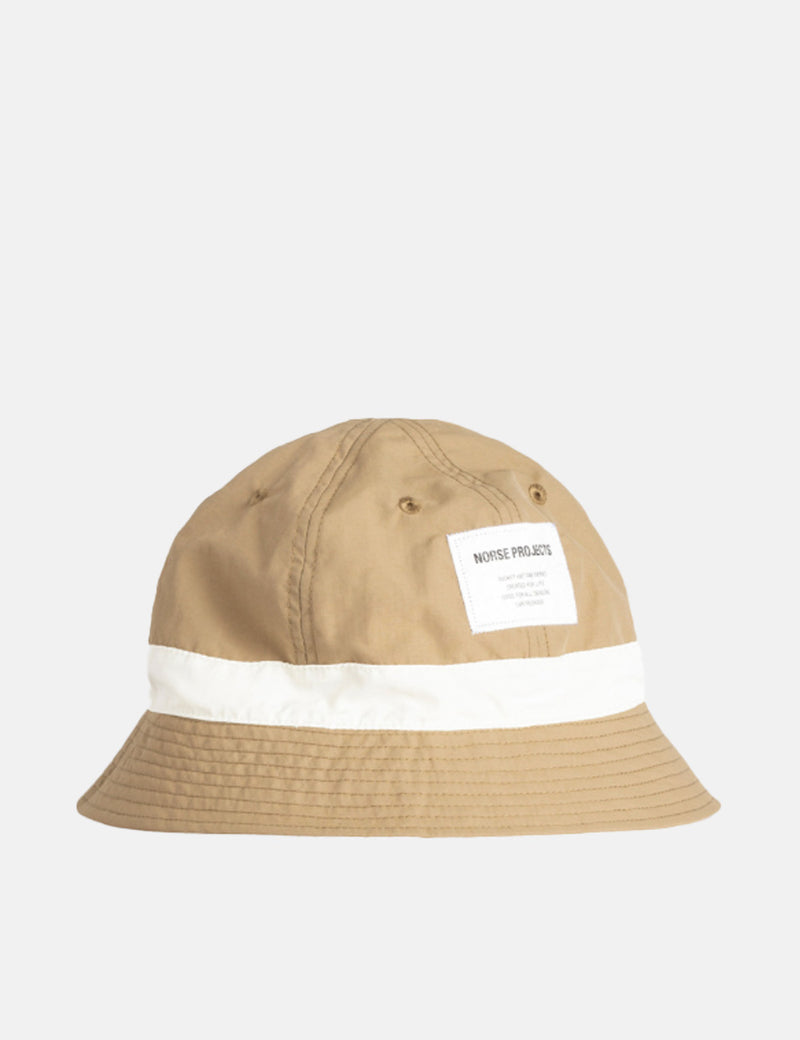 Norse Projects Tab Series Bucket Hat (Nylon) - Utility Khaki