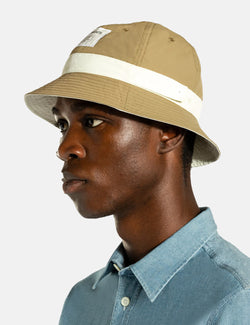 Norse Projects Tab Series Bucket Hat (Nylon) - Utility Khaki