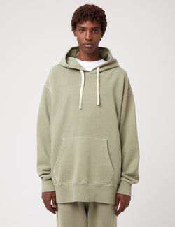 Nigel Cabourn Arrow Hooded Sweatshirt - Army Green
