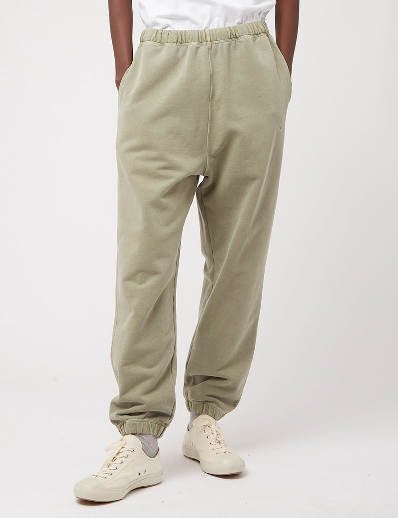 Nigel Cabourn Arrow Sweat Pants - Army Green