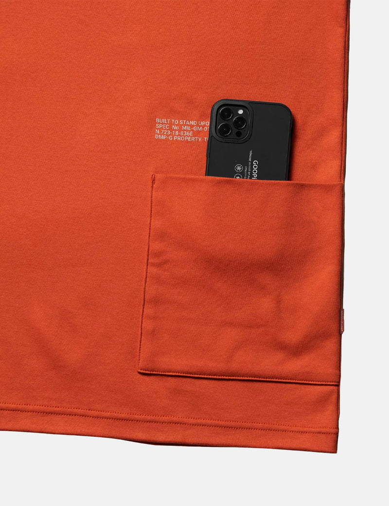 GOOPiMADE Nes-01 “Tomáš” Graphic T-shirt - Pumpkin