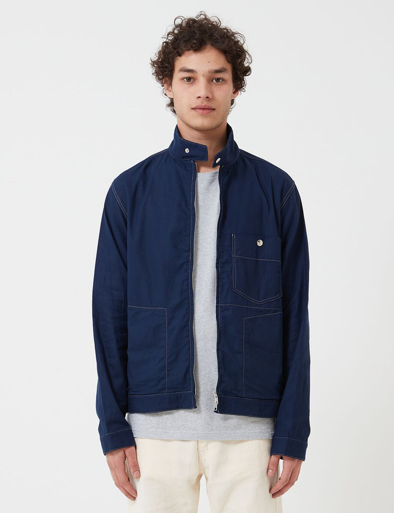 Oliver Spencer Carrington Jacket (Kildale) - Indigo Rinse