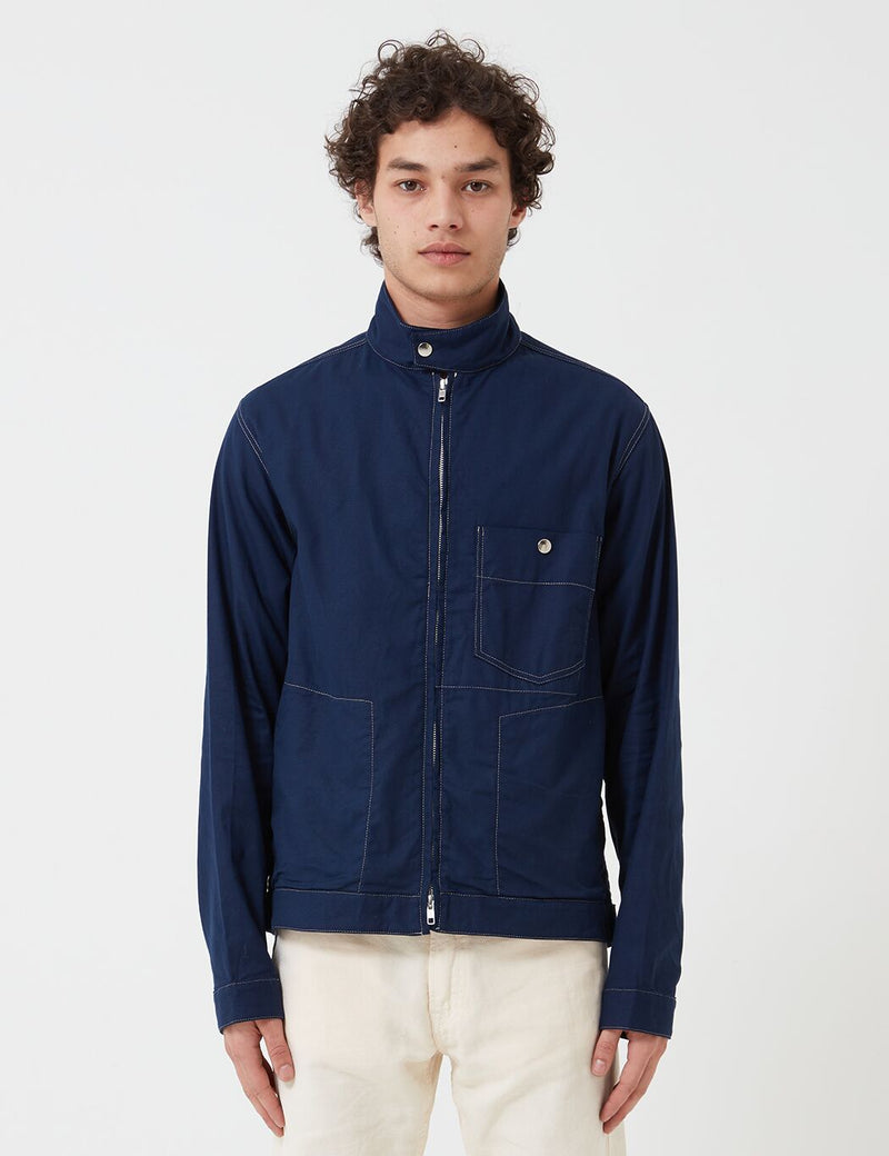 Oliver Spencer Carrington Jacket (Kildale) - Indigo Rinse