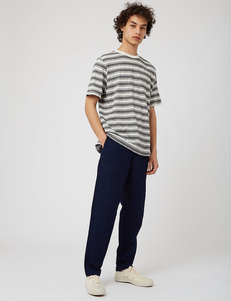 Oliver Spencer Box T-Shirt - Netley Grey