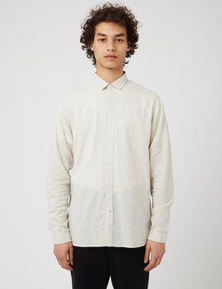 Oliver Spencer Clerkenwell Tab Shirt - Colworth Cream