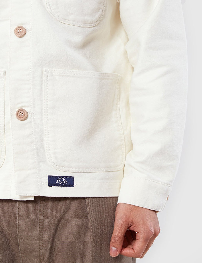 Bleu De Paname Veste De Comptoir Jacket - White - Article.
