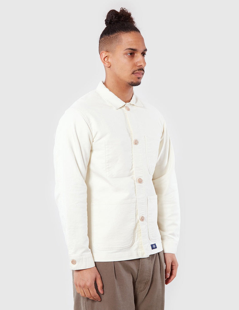 Bleu De Paname Veste De Comptoir Jacket - White - Article.