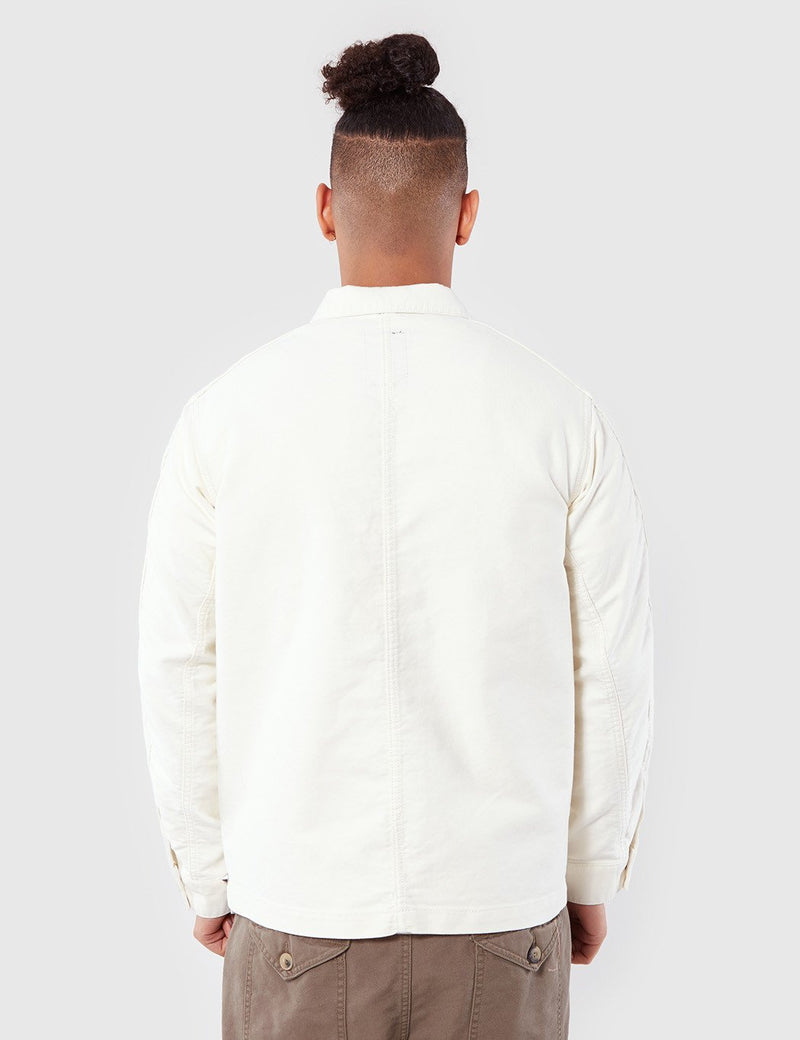 Bleu De Paname Veste De Comptoir Jacket - White - Article.