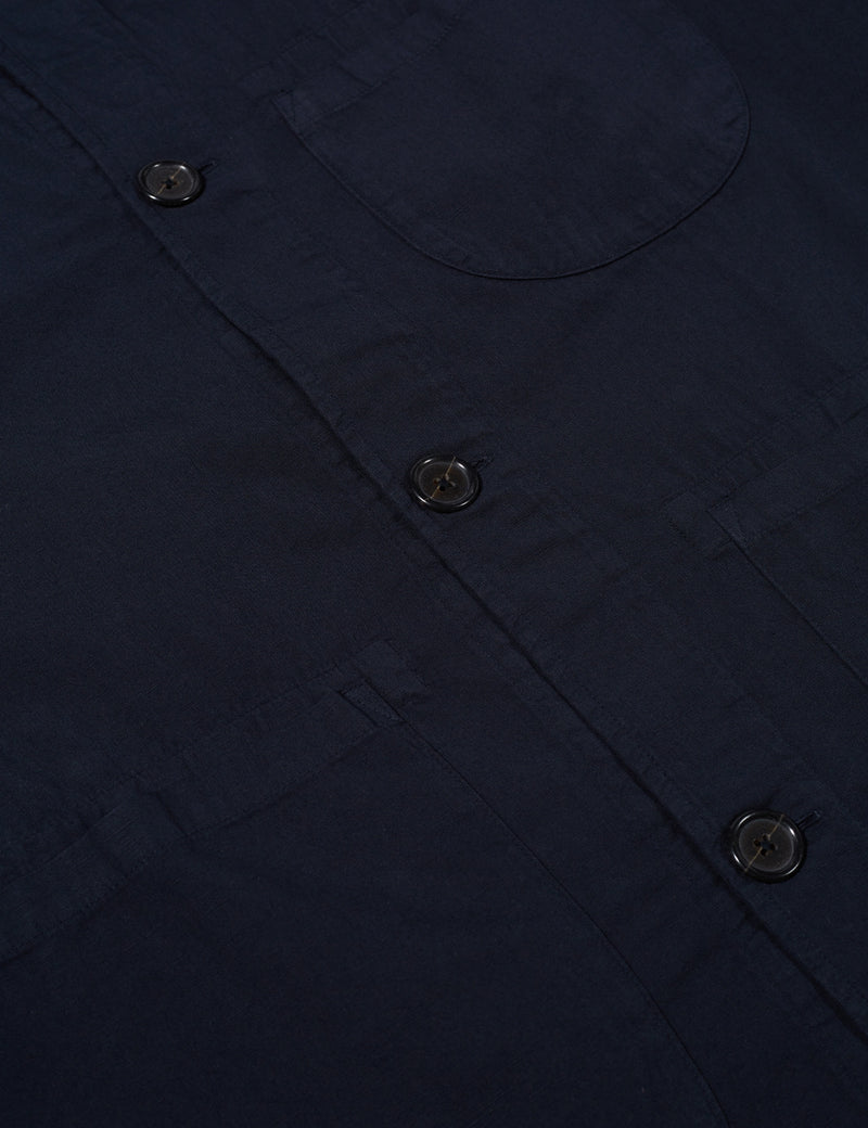 Universal Works Field Jacket (Canvas) - Navy Blue