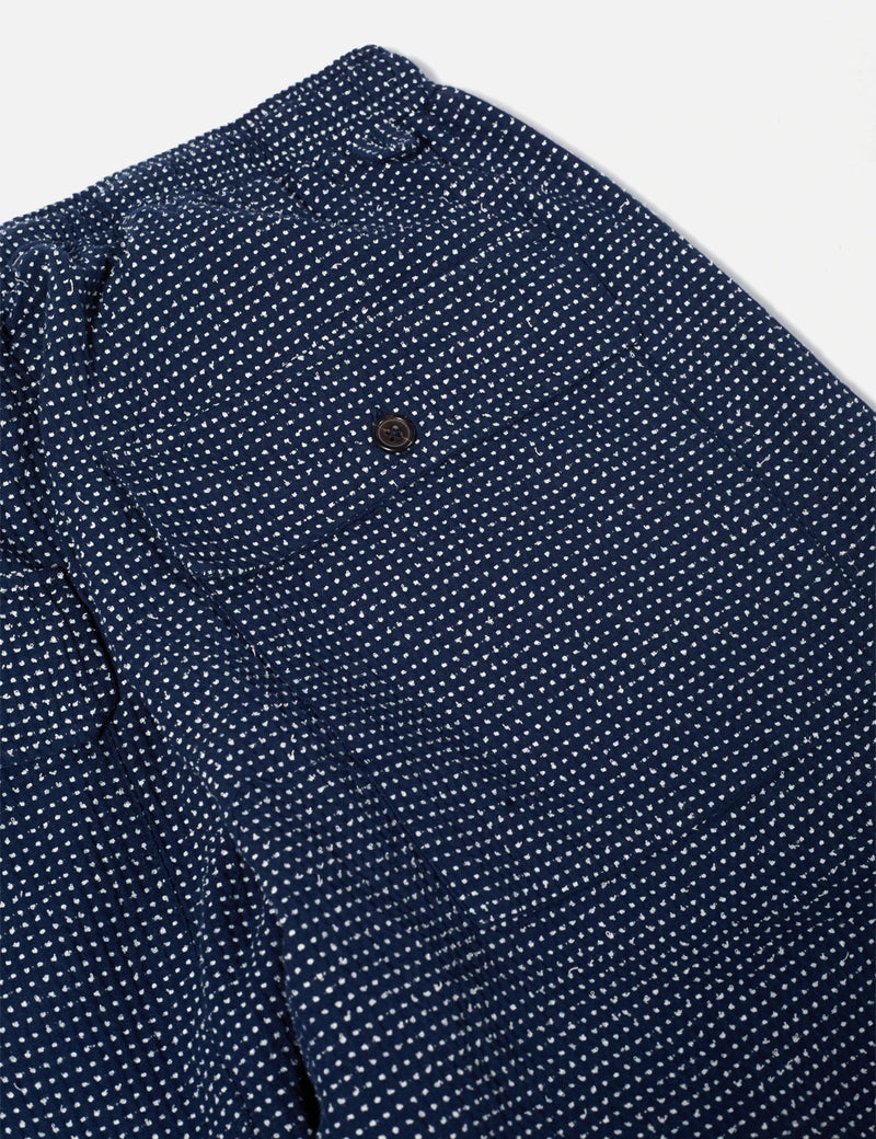 Universal Works Braga Pant (Cactus Weave) - Navy Blue