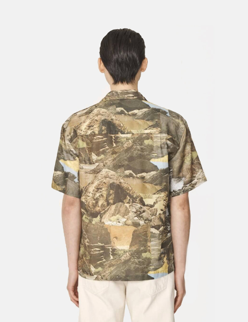 YMC Mitchum Landscape Shirt - Multi