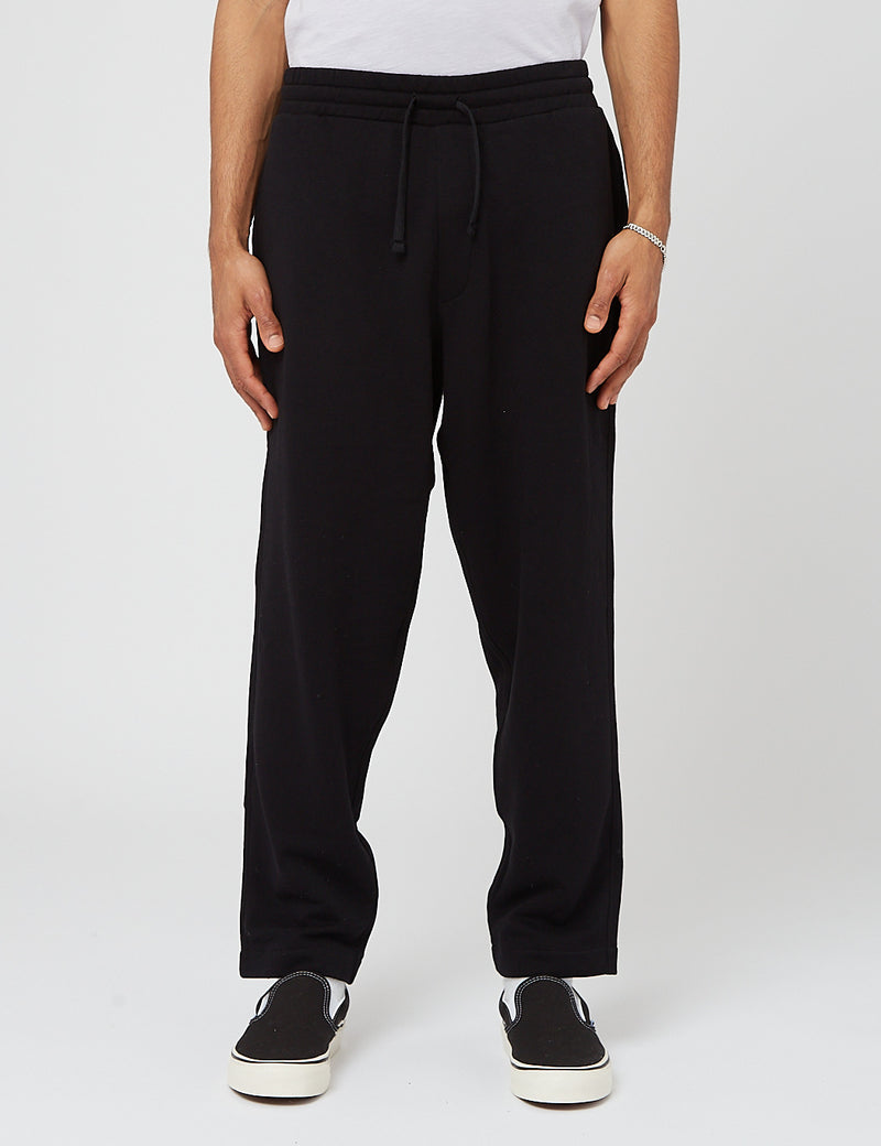 YMC Alva Sweat Trousers (Organic Loopback) - Black