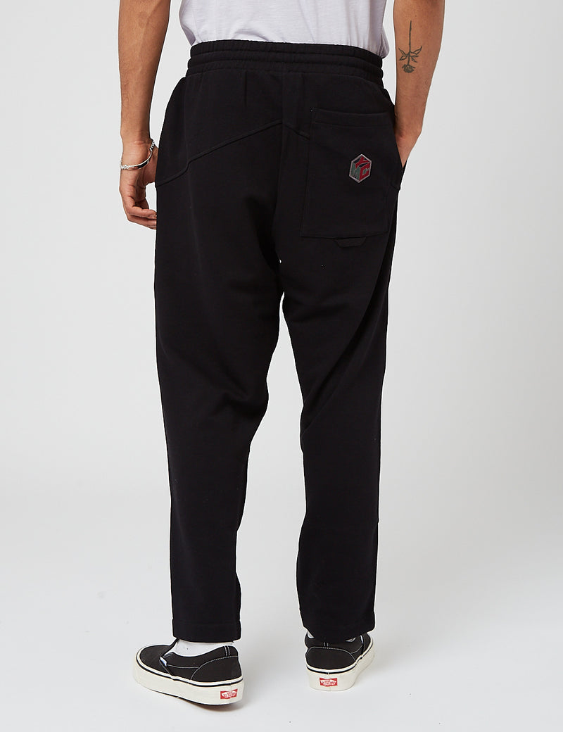 YMC Alva Sweat Trousers (Organic Loopback) - Black