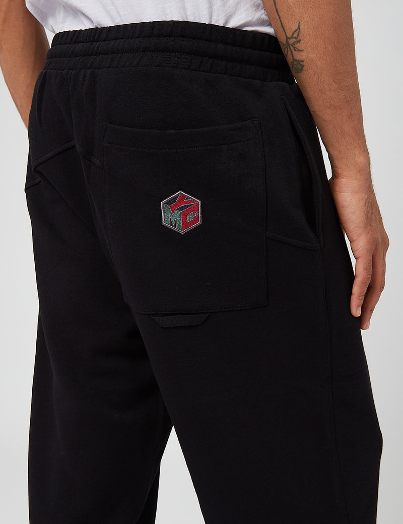 YMC Alva Sweat Trousers (Organic Loopback) - Black
