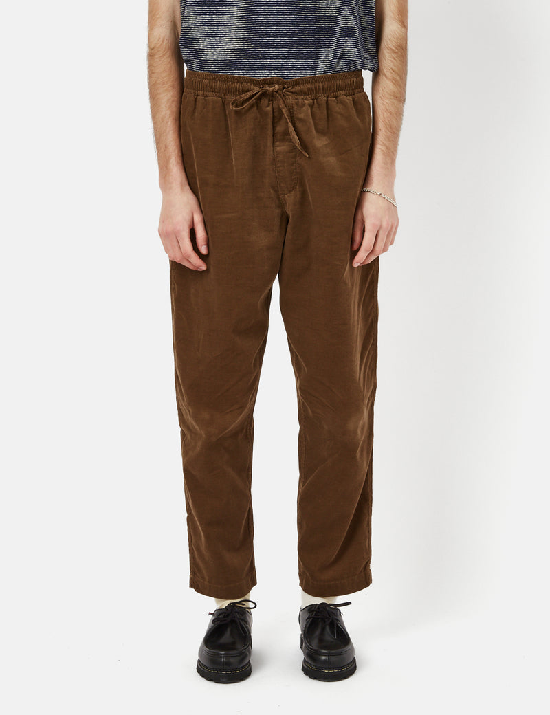 YMC Alva Skate Trousers (Cord) - Brown