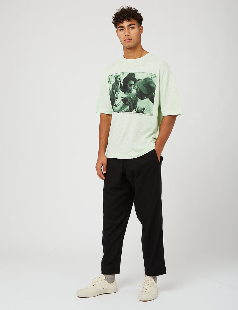 YMC Triple Reggae Print T-Shirt - Green