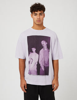 YMC x Museum of Culture Rave Print T-Shirt - Lilac
