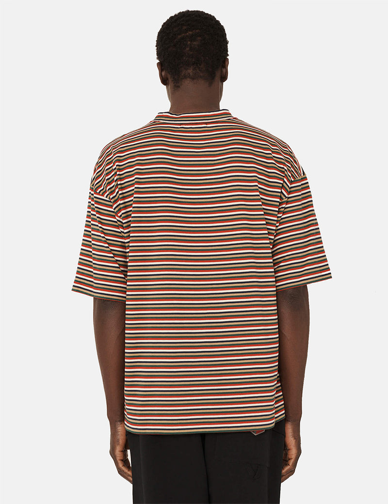 YMC Triple Stripe T-Shirt - Multi