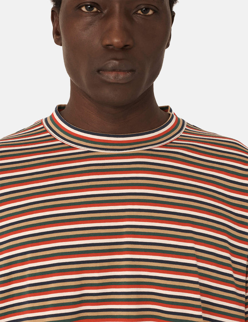 YMC Triple Stripe T-Shirt - Multi