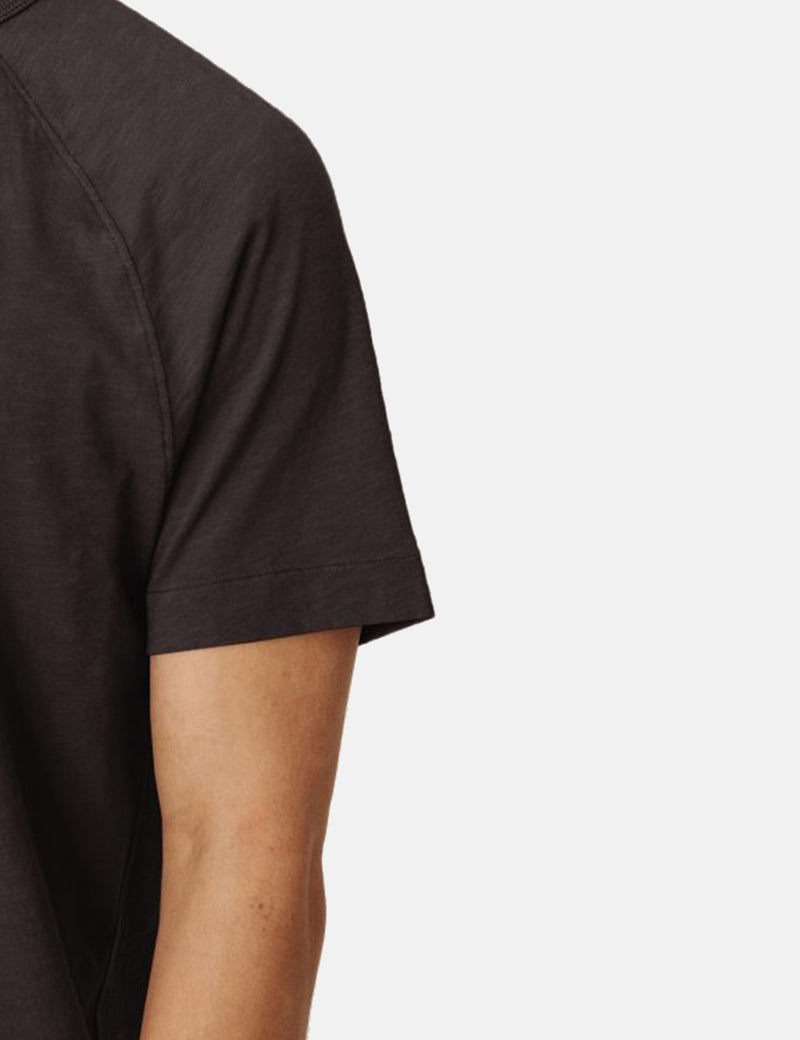 YMC Television Raglan T-Shirt - Black
