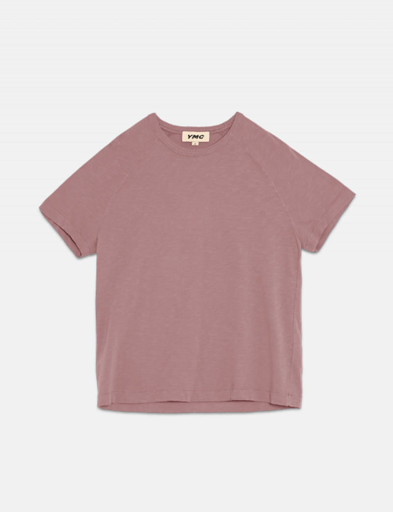 YMC Television Raglan T-Shirt - Purple