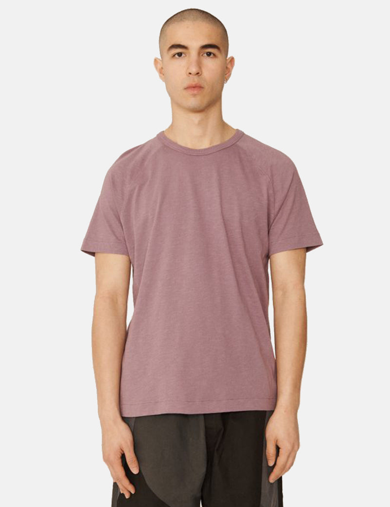 YMC Television Raglan T-Shirt - Purple
