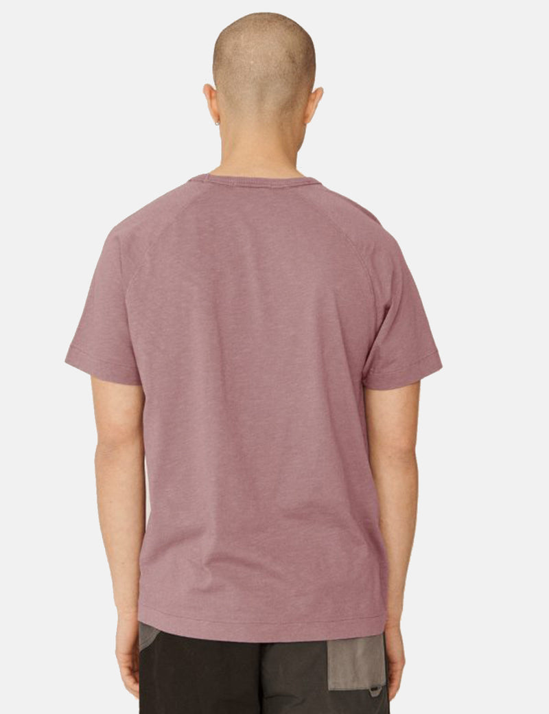 YMC Television Raglan T-Shirt - Purple