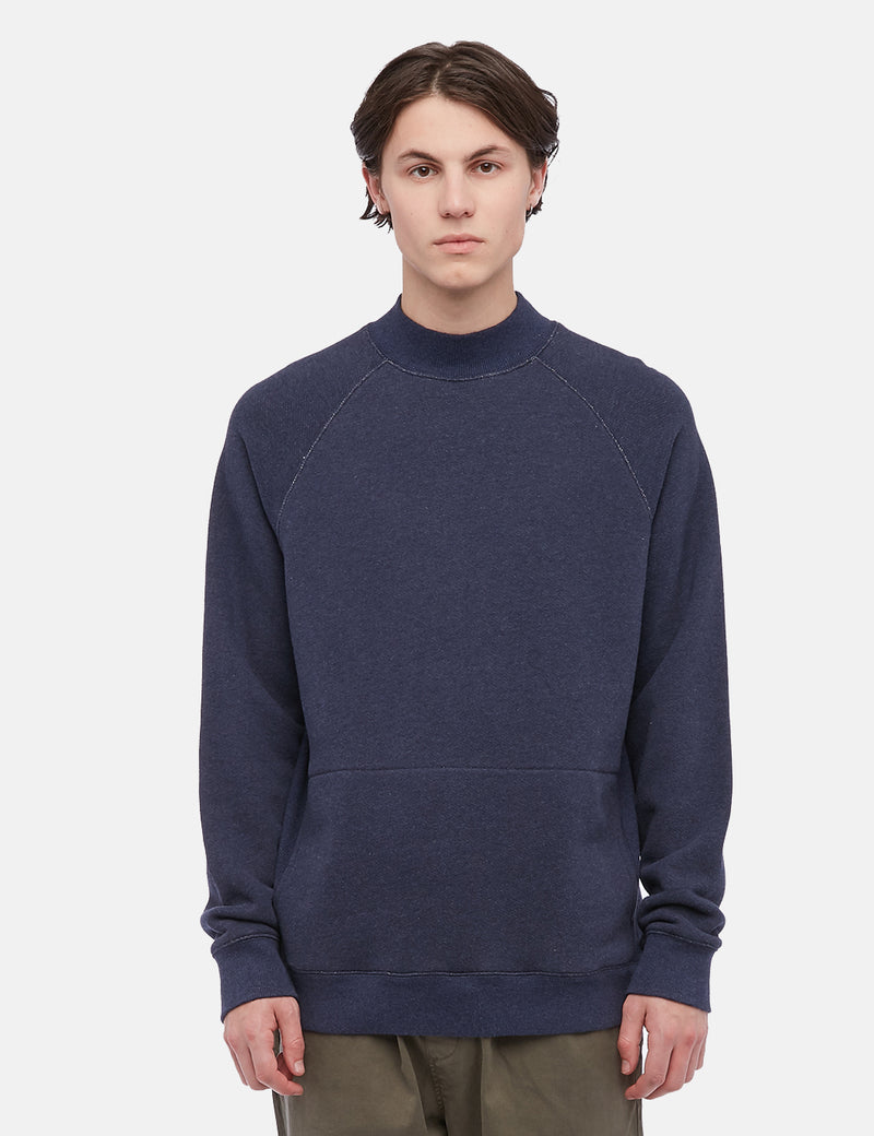 YMC Touche Pocket Sweatshirt - Navy Blue