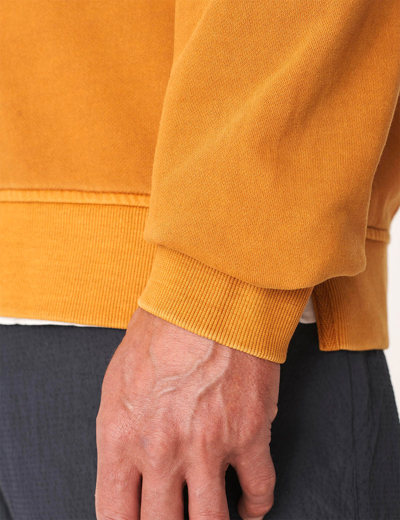 YMC Sugden Zip Sweatshirt - Yellow