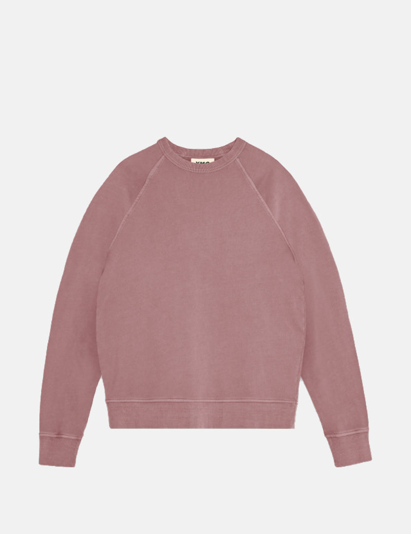 YMC Shrank Raglan Sweatshirt - Purple