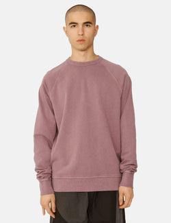 YMC Shrank Raglan Sweatshirt - Purple