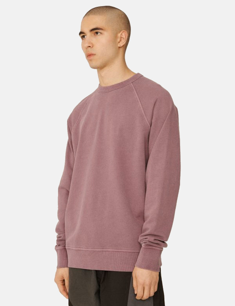 YMC Shrank Raglan Sweatshirt - Purple