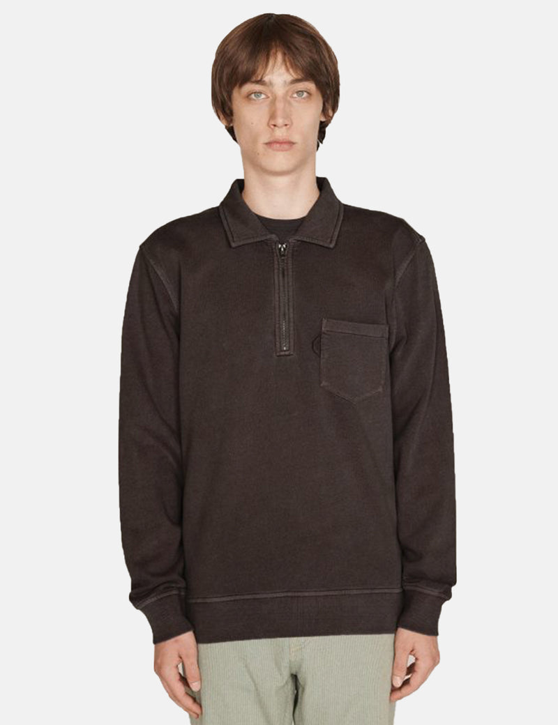 YMC Sudgen Quarter-Zip Sweatshirt - Black