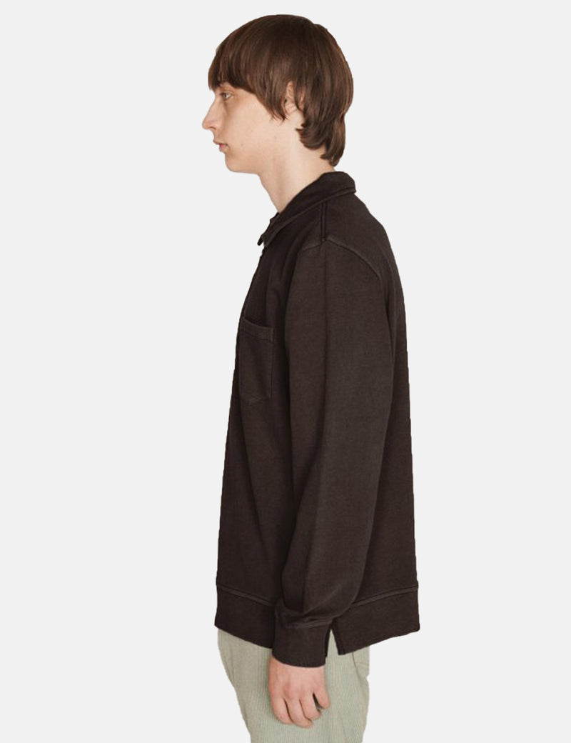 YMC Sudgen Quarter-Zip Sweatshirt - Black