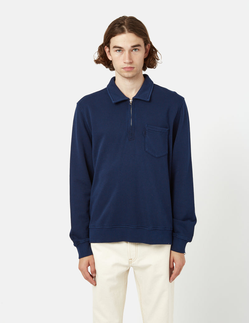 YMC Sudgen Sweatshirt - Navy Blue