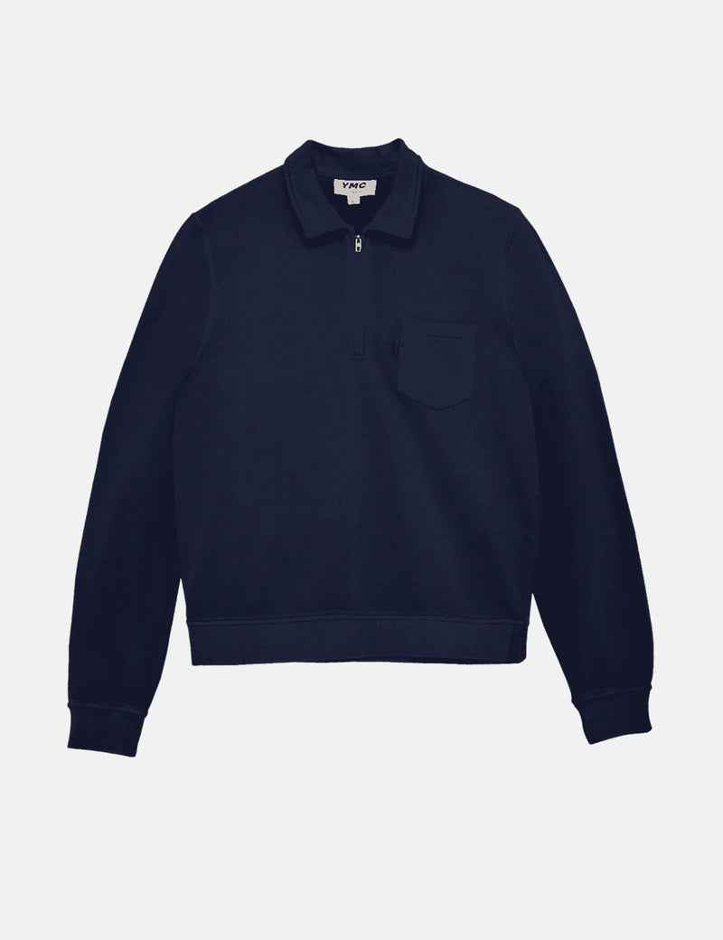 YMC Sudgen Sweatshirt - Navy Blue