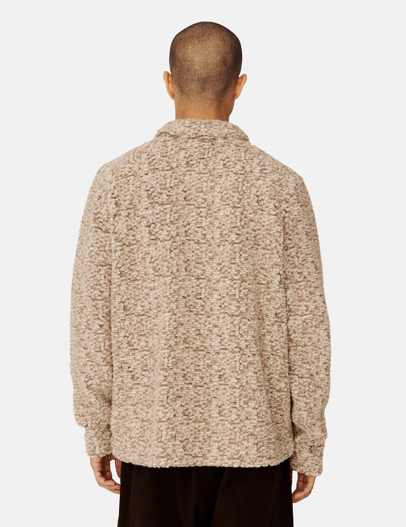 YMC Sudgen Sweatshirt (Fleece) - Beige Marl