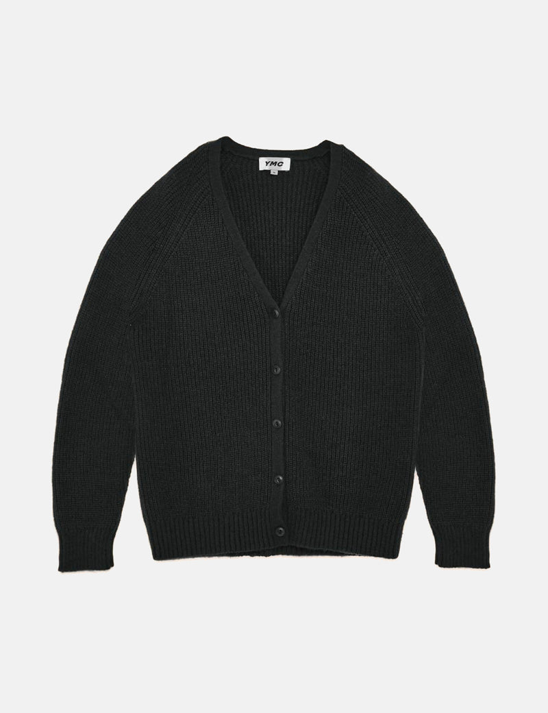 YMC Kurt Cardigan (Mohair) - Black