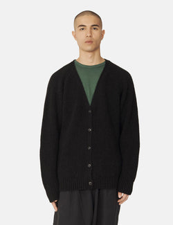 YMC Kurt Cardigan (Mohair) - Black