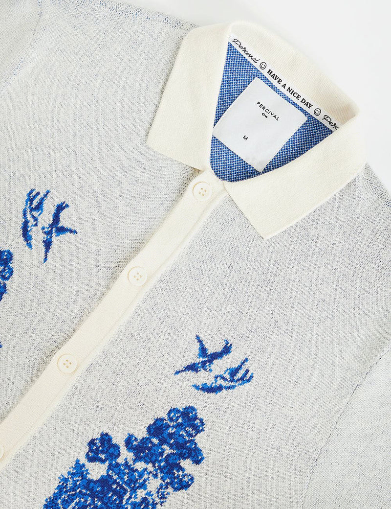 Percival Willow Knit Shirt - Ecru