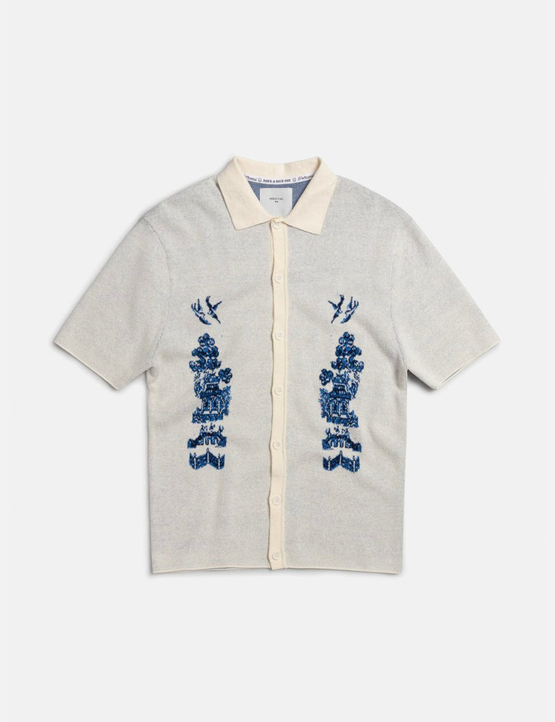 Percival Willow Knit Shirt - Ecru