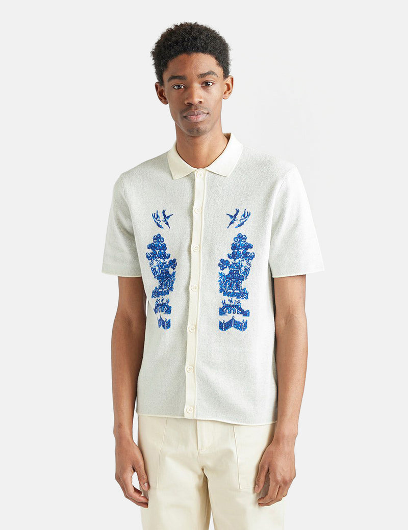 Percival Willow Knit Shirt - Ecru