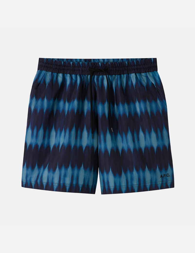 A.P.C. Bobby Swim Shorts - Dark Navy Blue