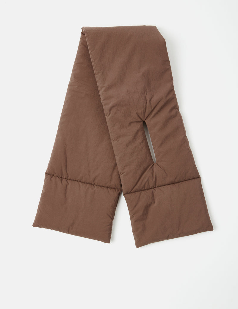 YMC Slot Scarf (Recycled) - Brown