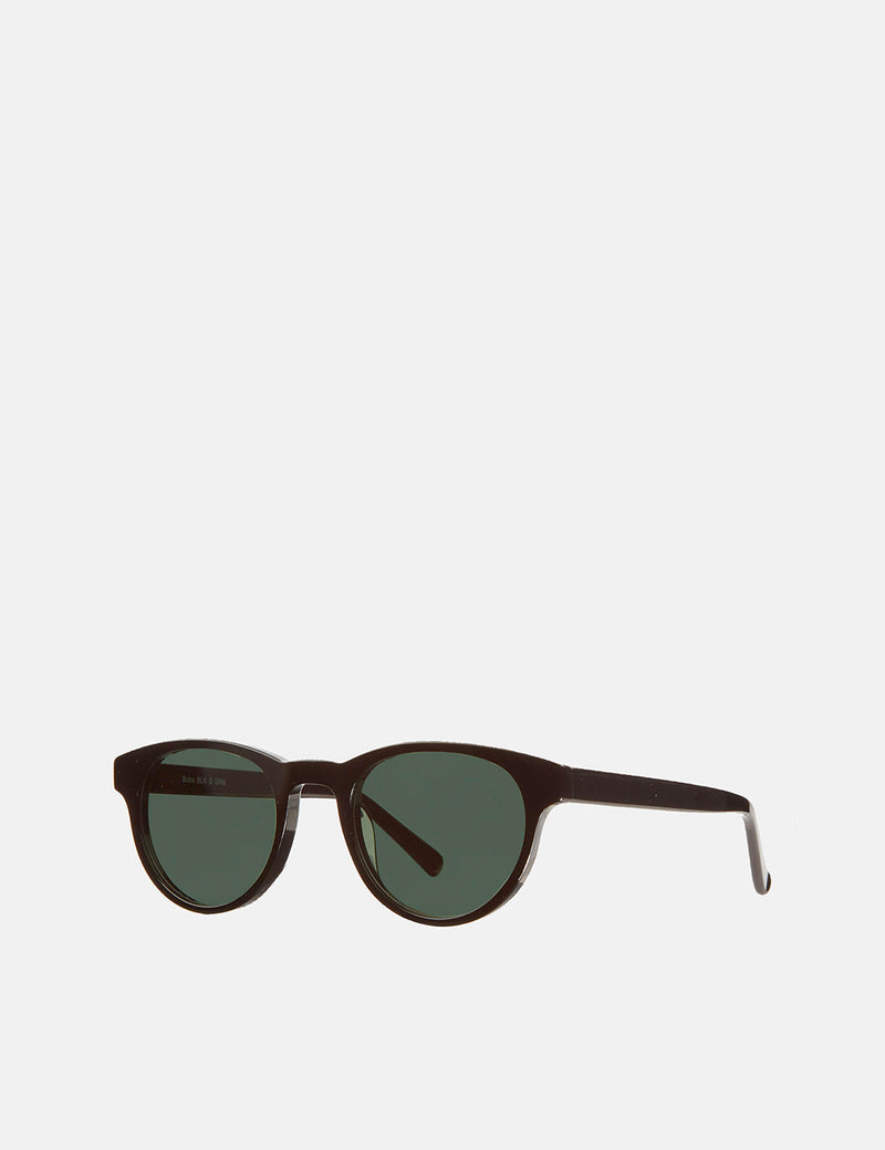 YMC x Bridges & Brows Bubs Sunglasses - Black/Solid Green
