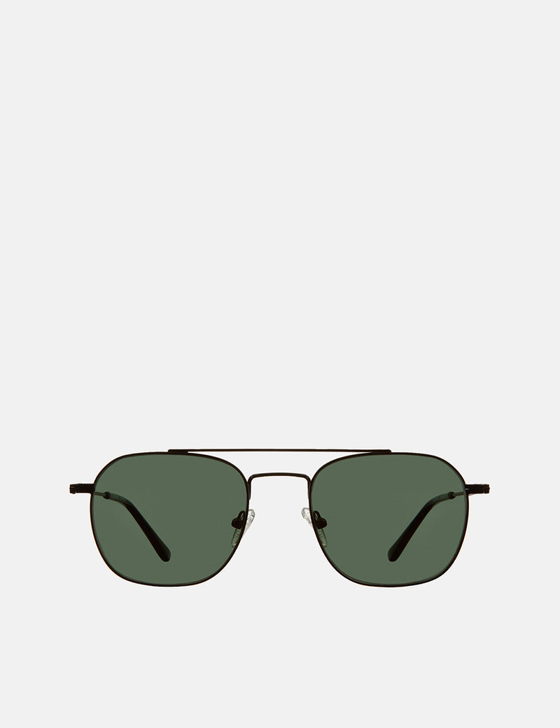 YMC x Bridges & Brows Yuley Sunglasses - Black/Solid Green