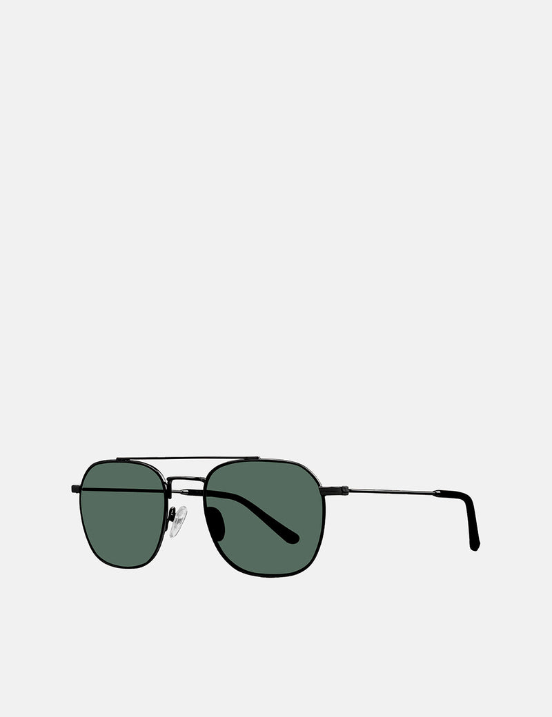 YMC x Bridges & Brows Yuley Sunglasses - Black/Solid Green