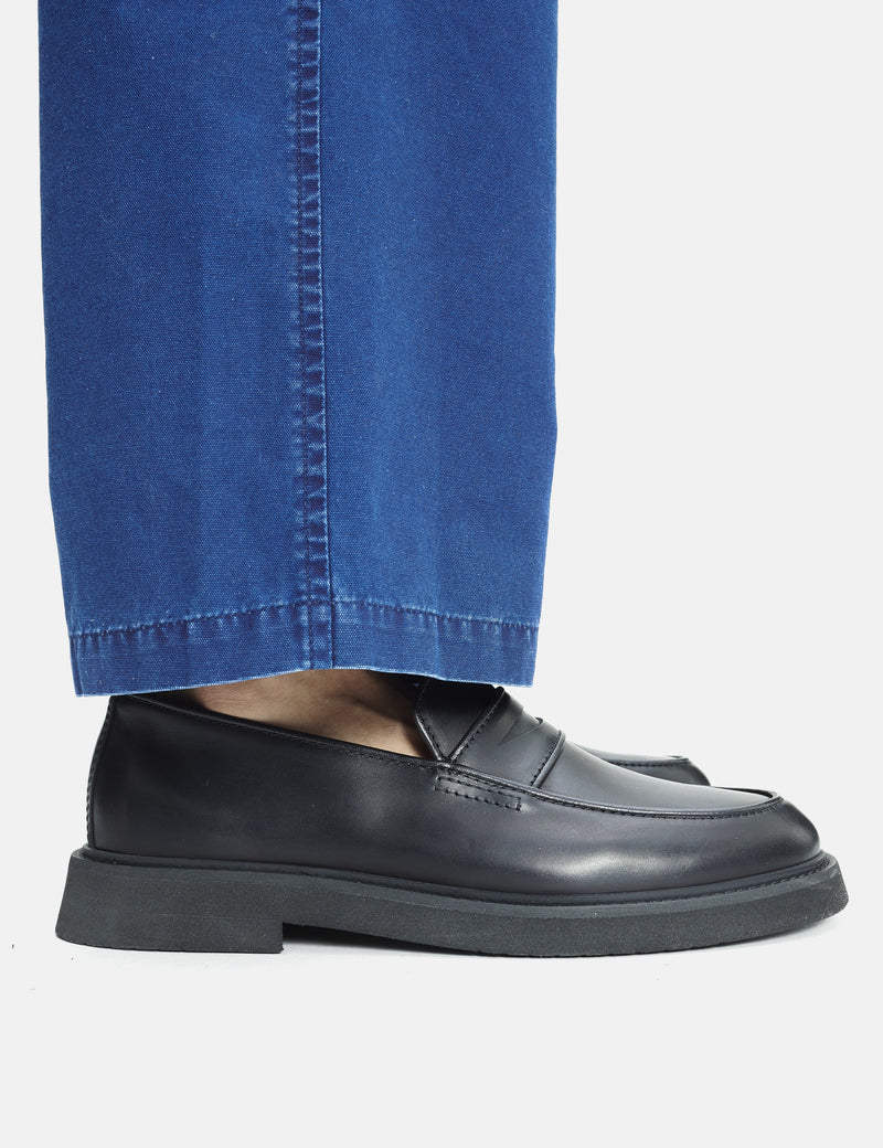 A.P.C. Gael Moccasin Loafers (Leather) - Black