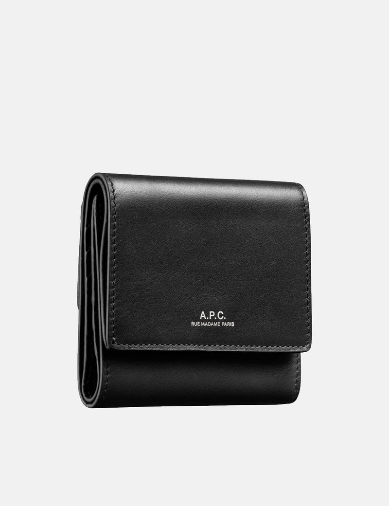 A.P.C. Lois Compact Wallet - Black